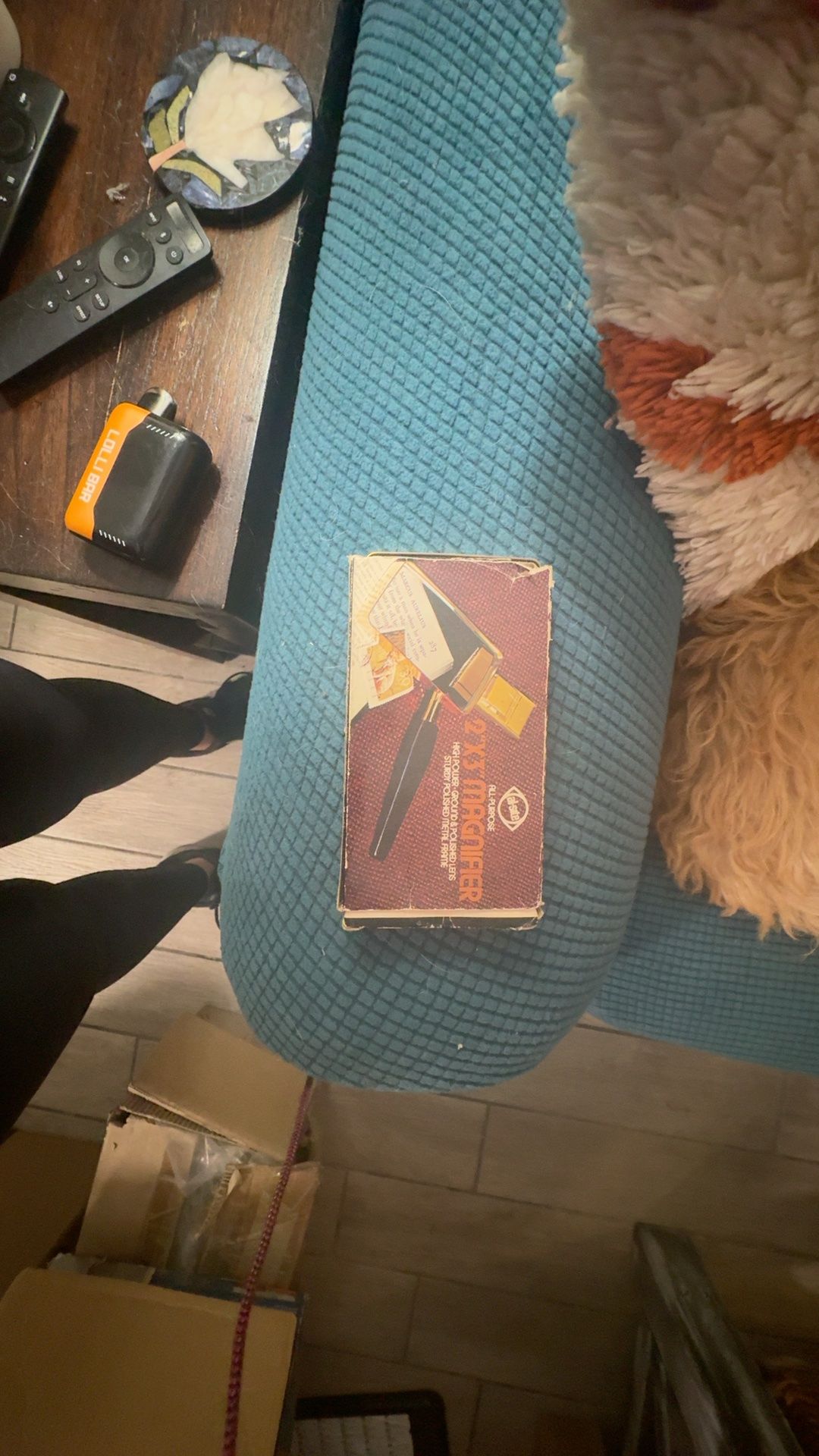 Thompson & Co. Vintage Cherry Wood Cigar Humidor