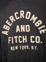 Abercrombie & Fitch Hoodie Vintage Y2K Medium Black  - Image 4