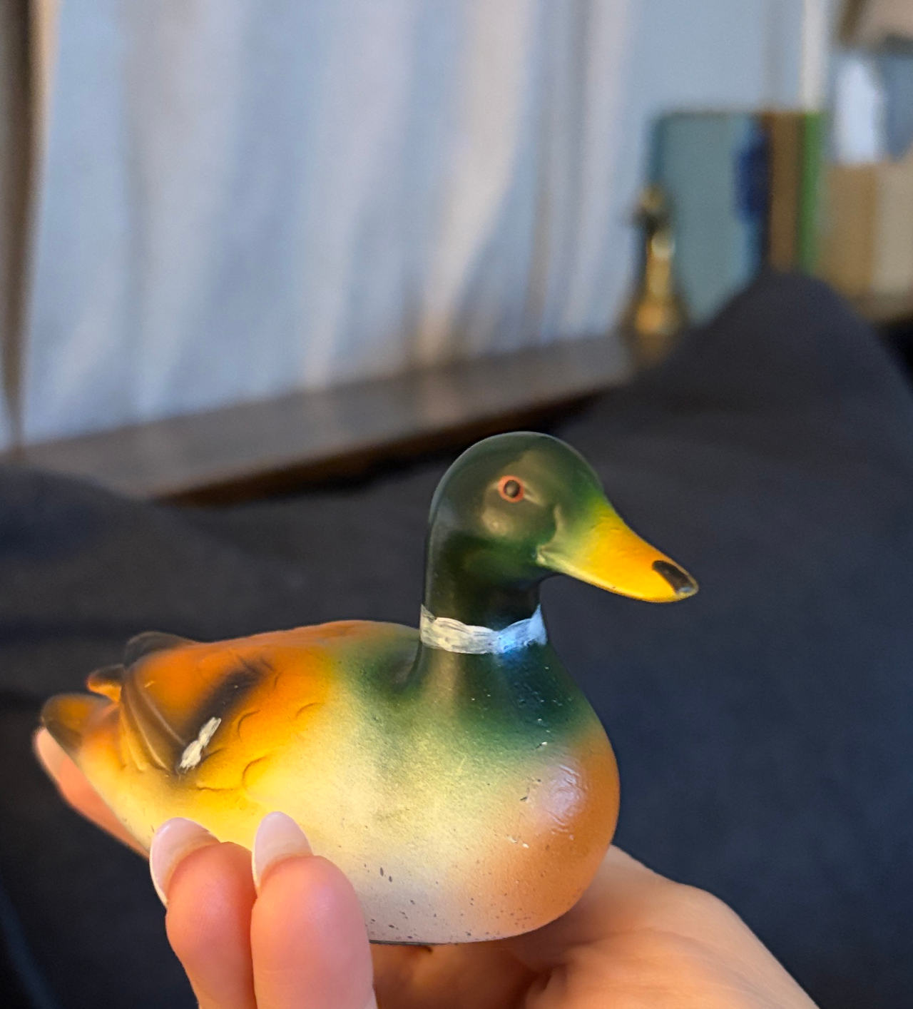 Vintage Mallard Duck Figurine