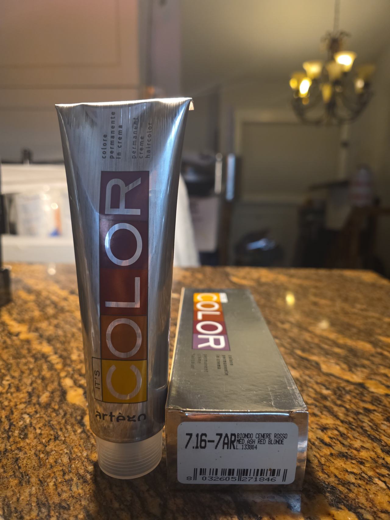 Artègo It's Color Permanent Hair Color 7.16-7AR Medium Ash Red Blonde