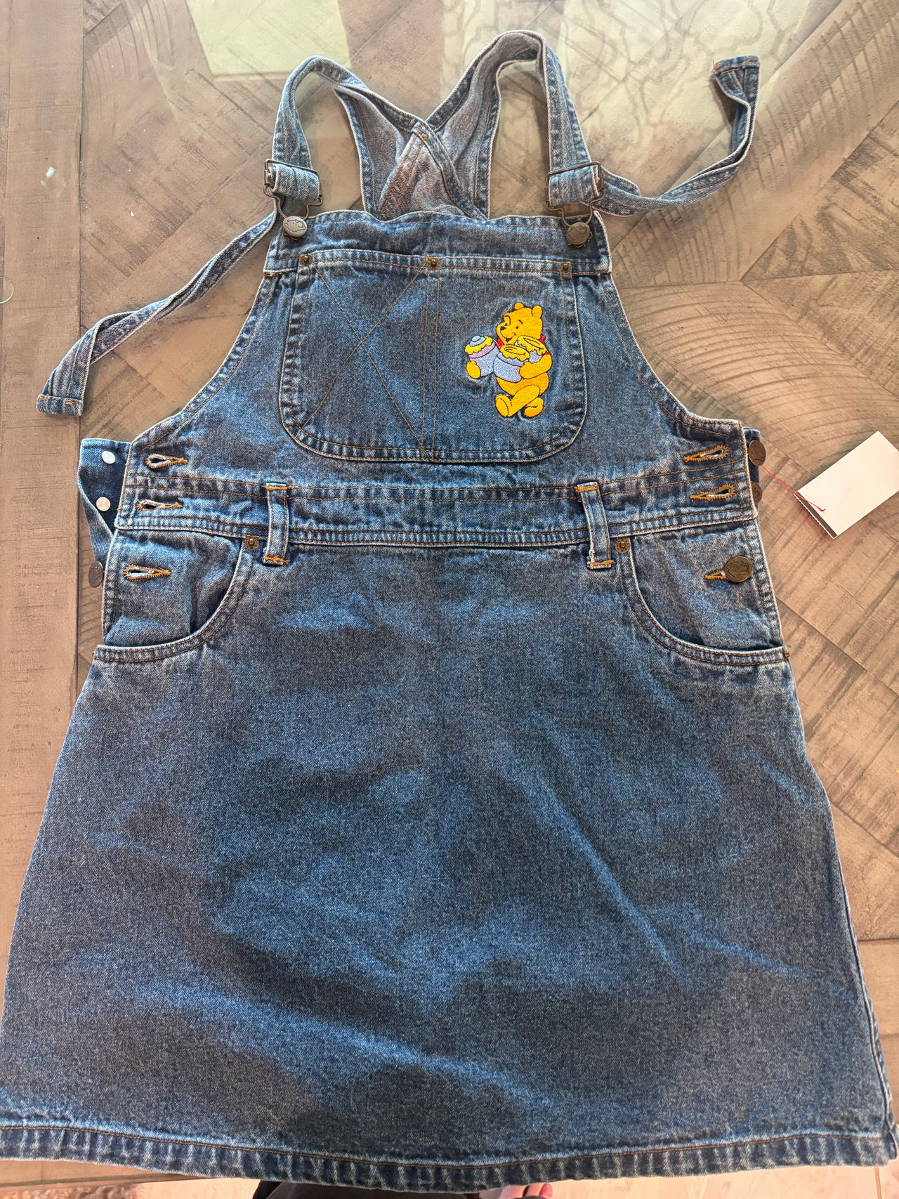 Disney Winnie the Pooh Denim Overall Dress