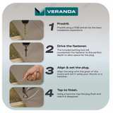 Veranda Collated Cortex Hidden Fastening System - Timber Brown - Image 3
