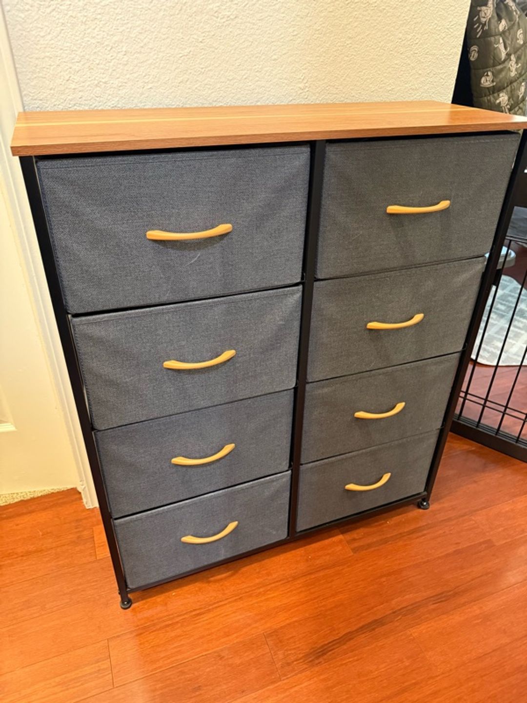 YITAHOME 8-Drawer Fabric Dresser Storage Tower Organizer Unit Gray