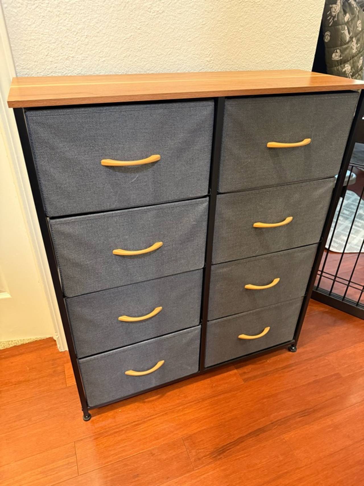 YITAHOME 8-Drawer Fabric Dresser Storage Tower Organizer Unit Gray