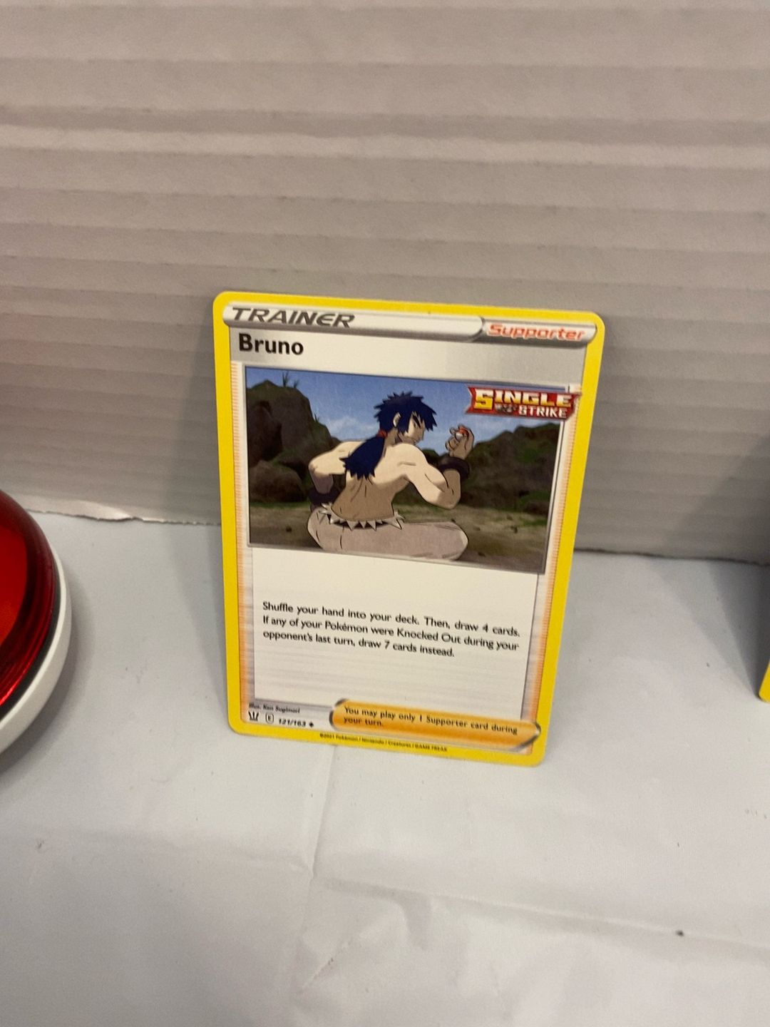 Pokemon Bruno Trainer Card Battle Styles Uncommon