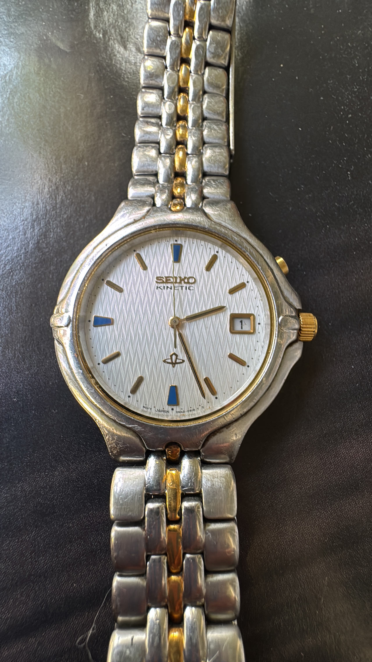 Seiko Kinetic Two-Tone Watch
