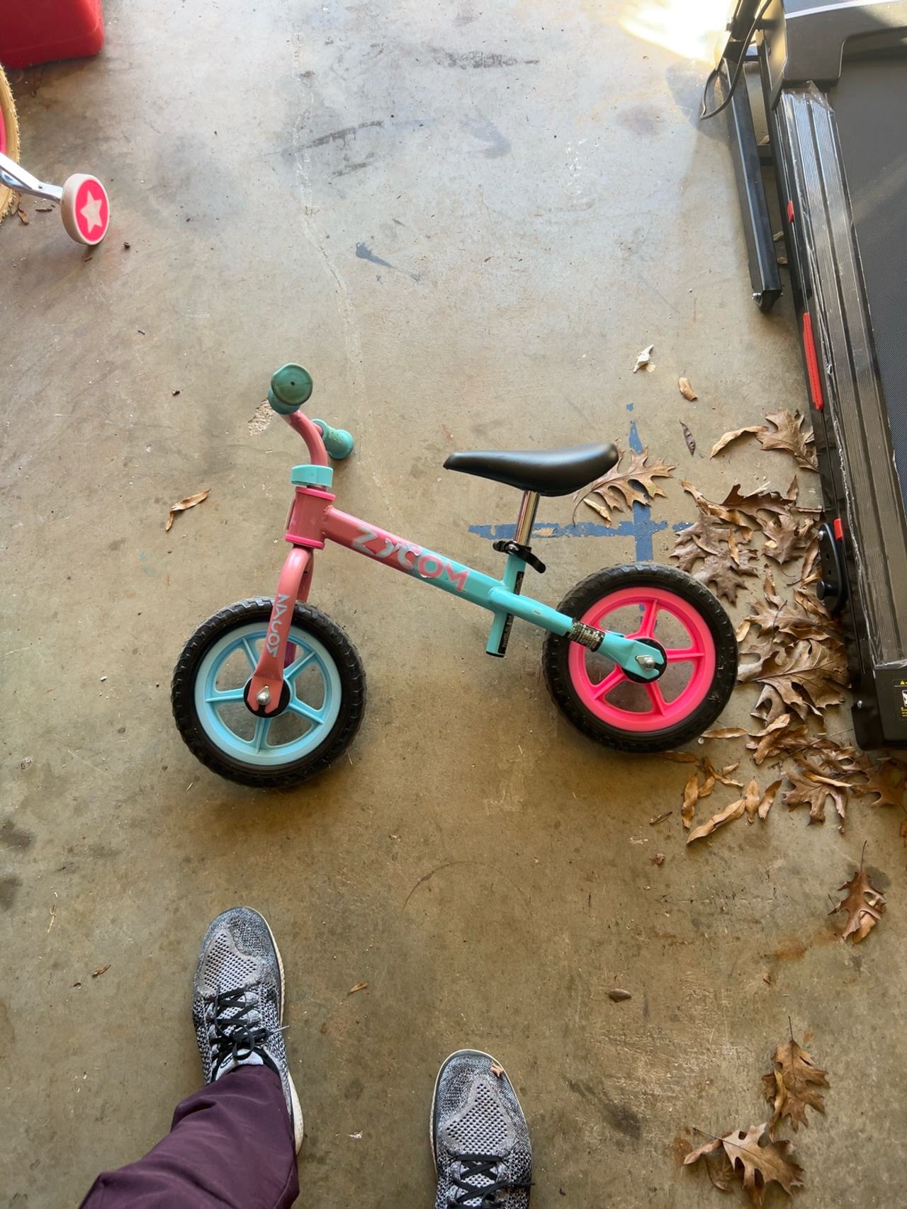 Zycom My 1st ZBike Balance Bike with Helmet Pink/Teal
