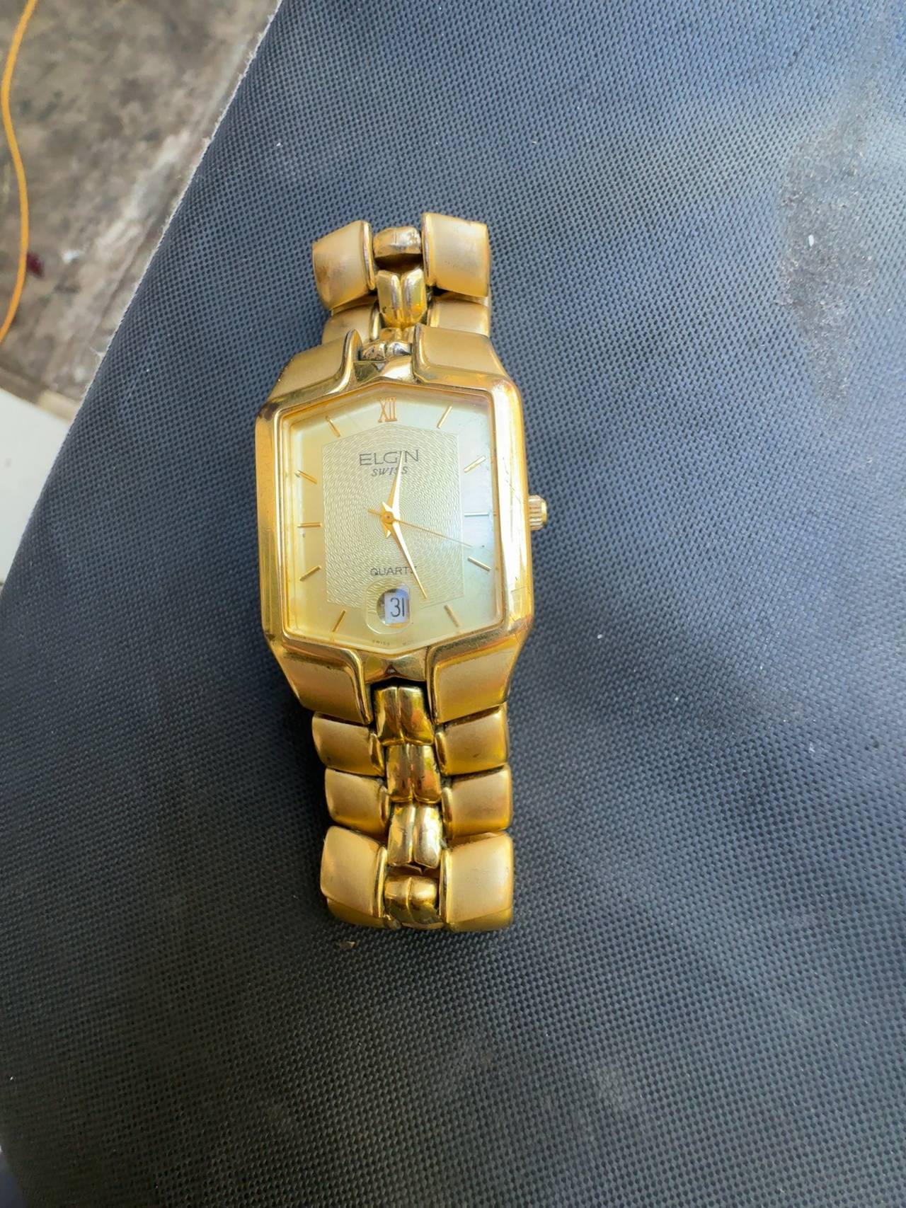 Elgin Gold Tone Men's Watch
