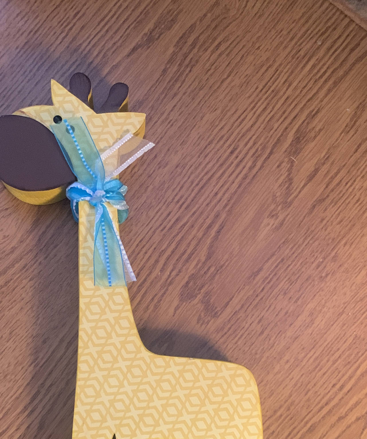 Wooden Giraffe Nursery Decor