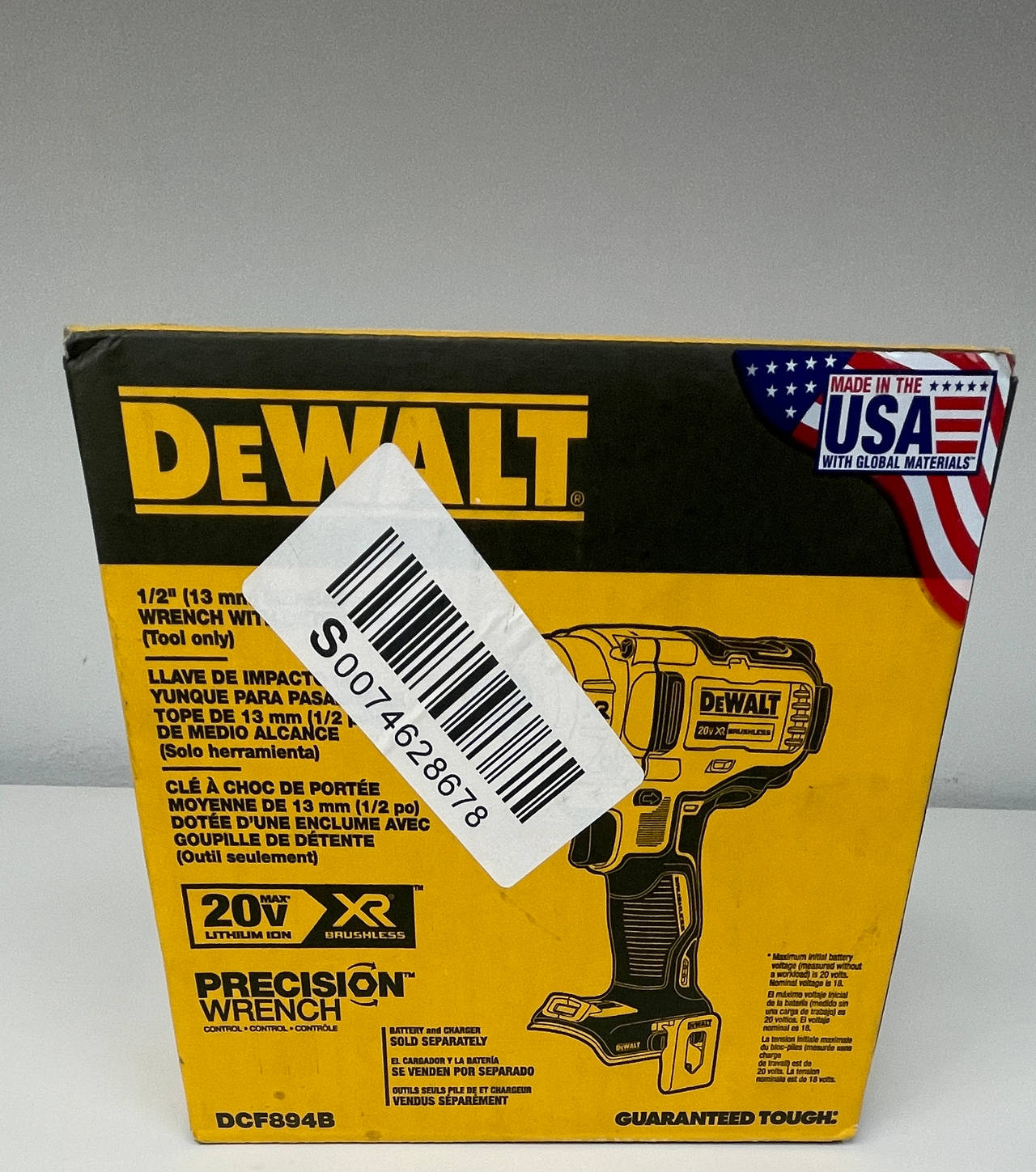 DeWalt DCF894B 20V MAX XR 1/2 in. Mid-Range Impact Wrench