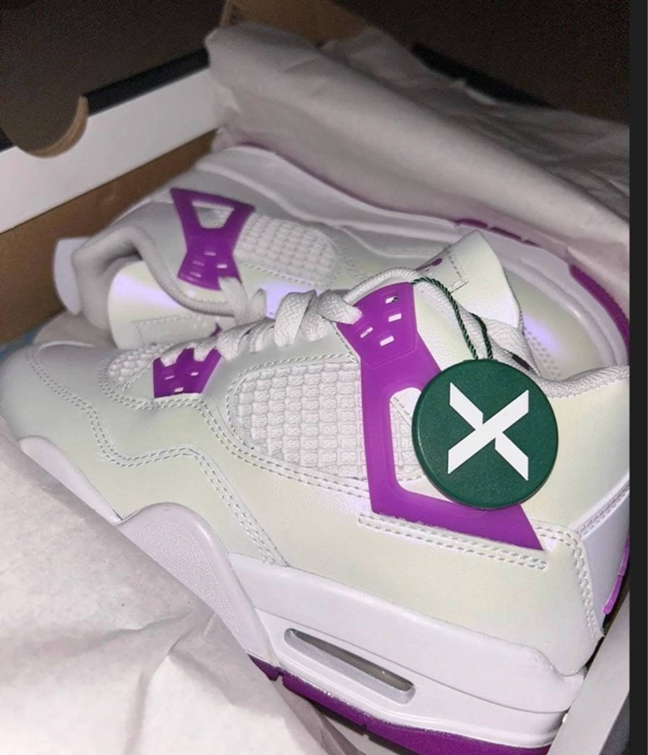 Nike Air Jordan 4 Retro Hyper Violet White/Purple