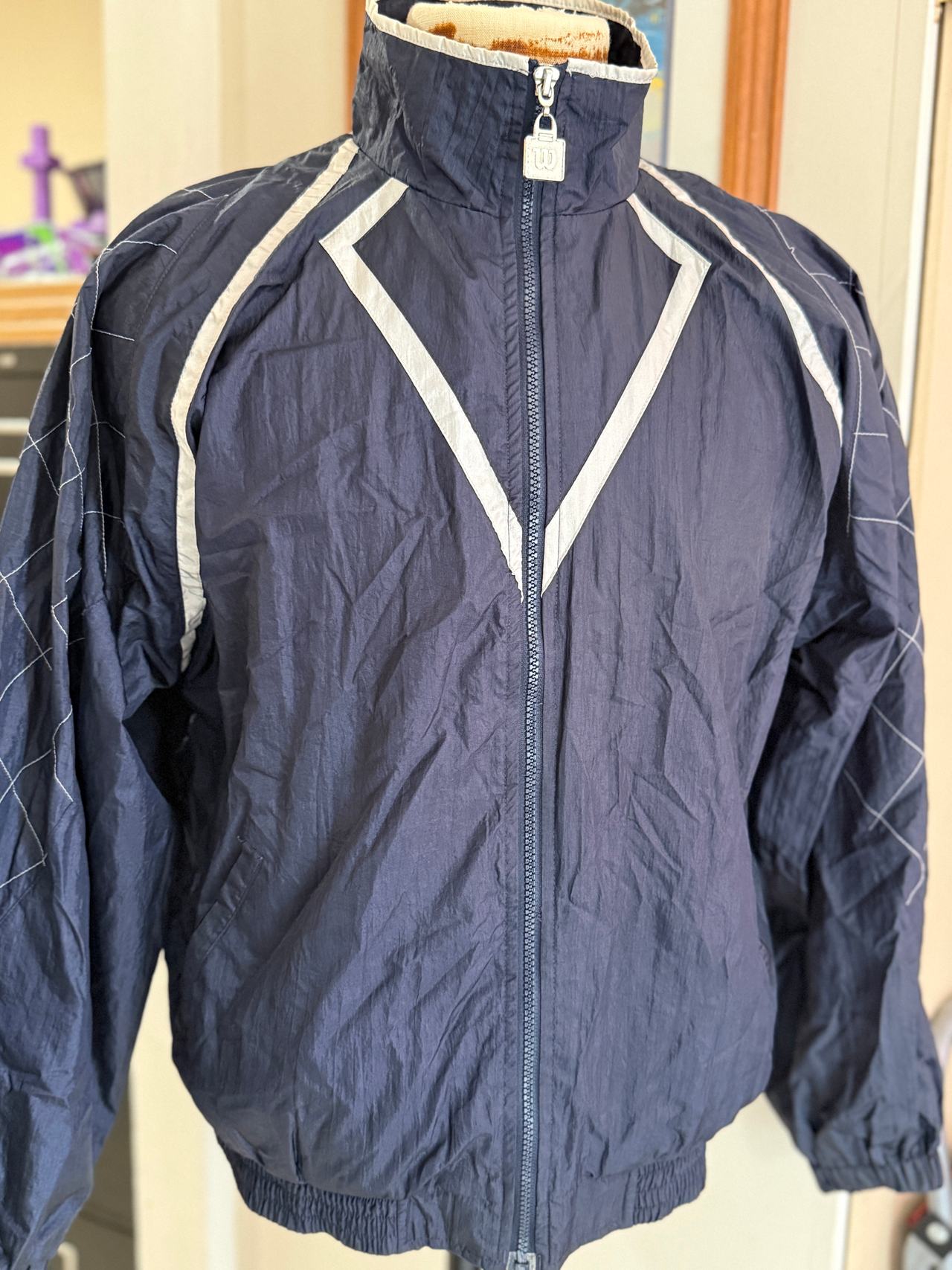 Wilson Vintage Full-Zip Windbreaker Jacket