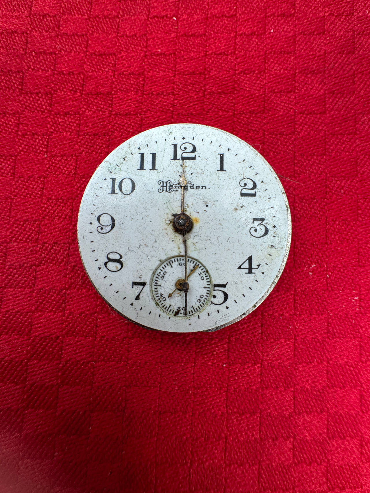 Hampden Pocket Watch Dial