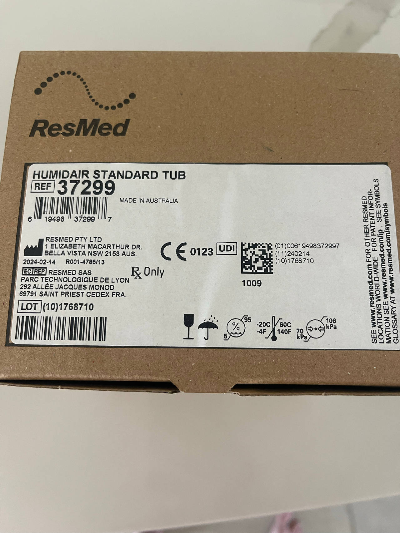 ResMed HumidAir Standard Tub