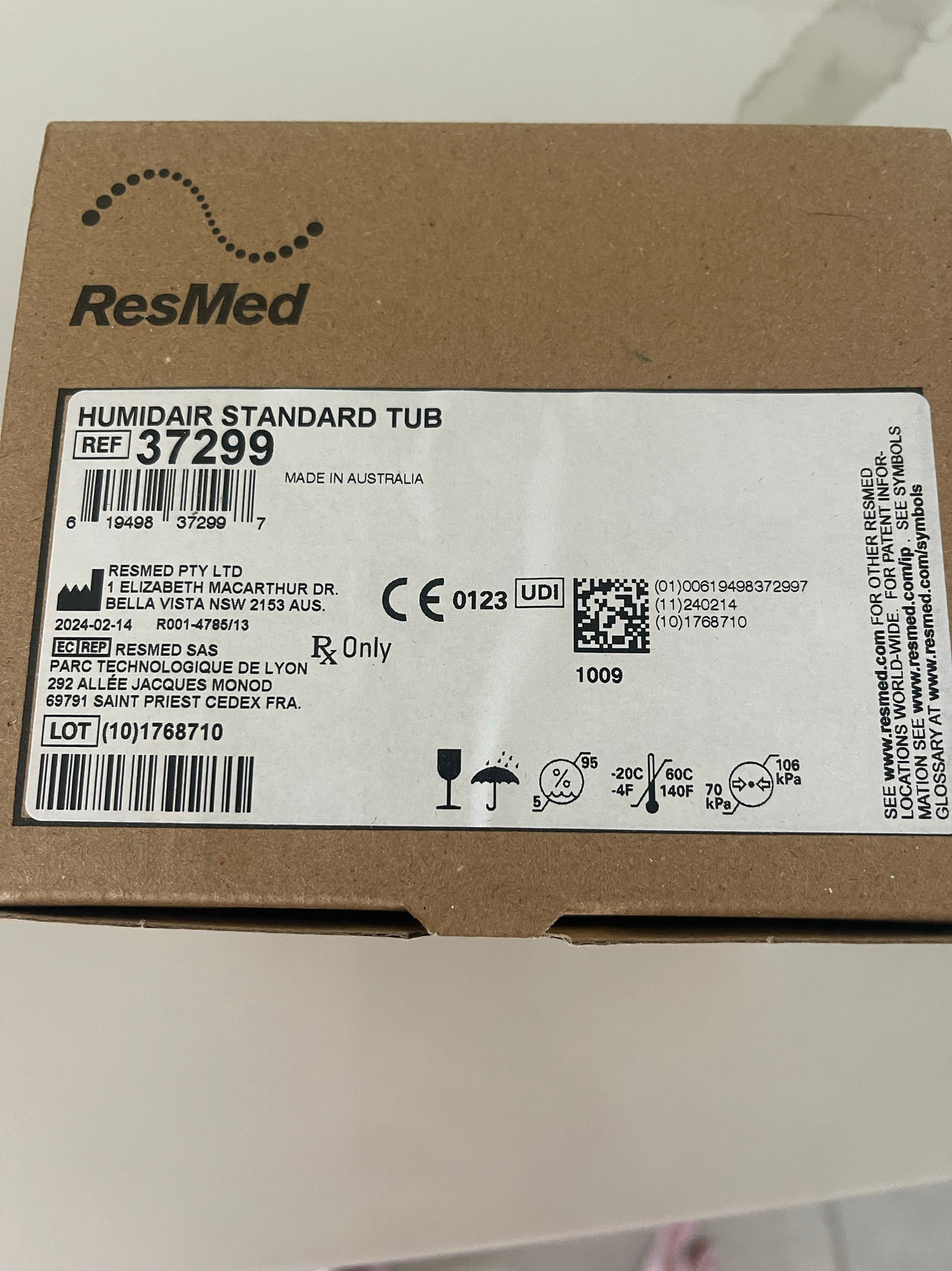 ResMed HumidAir Standard Tub