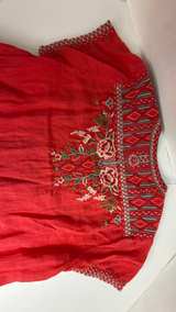 Johnny Was Embroidered Boho Tunic Top medium - Image 4