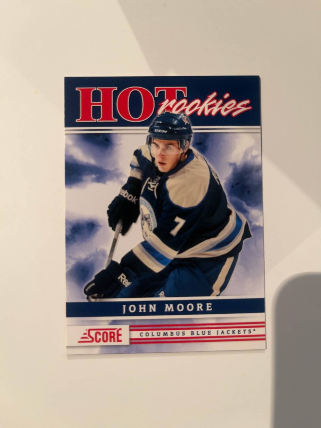 Panini Score 2011-12 John Moore Rookie Card