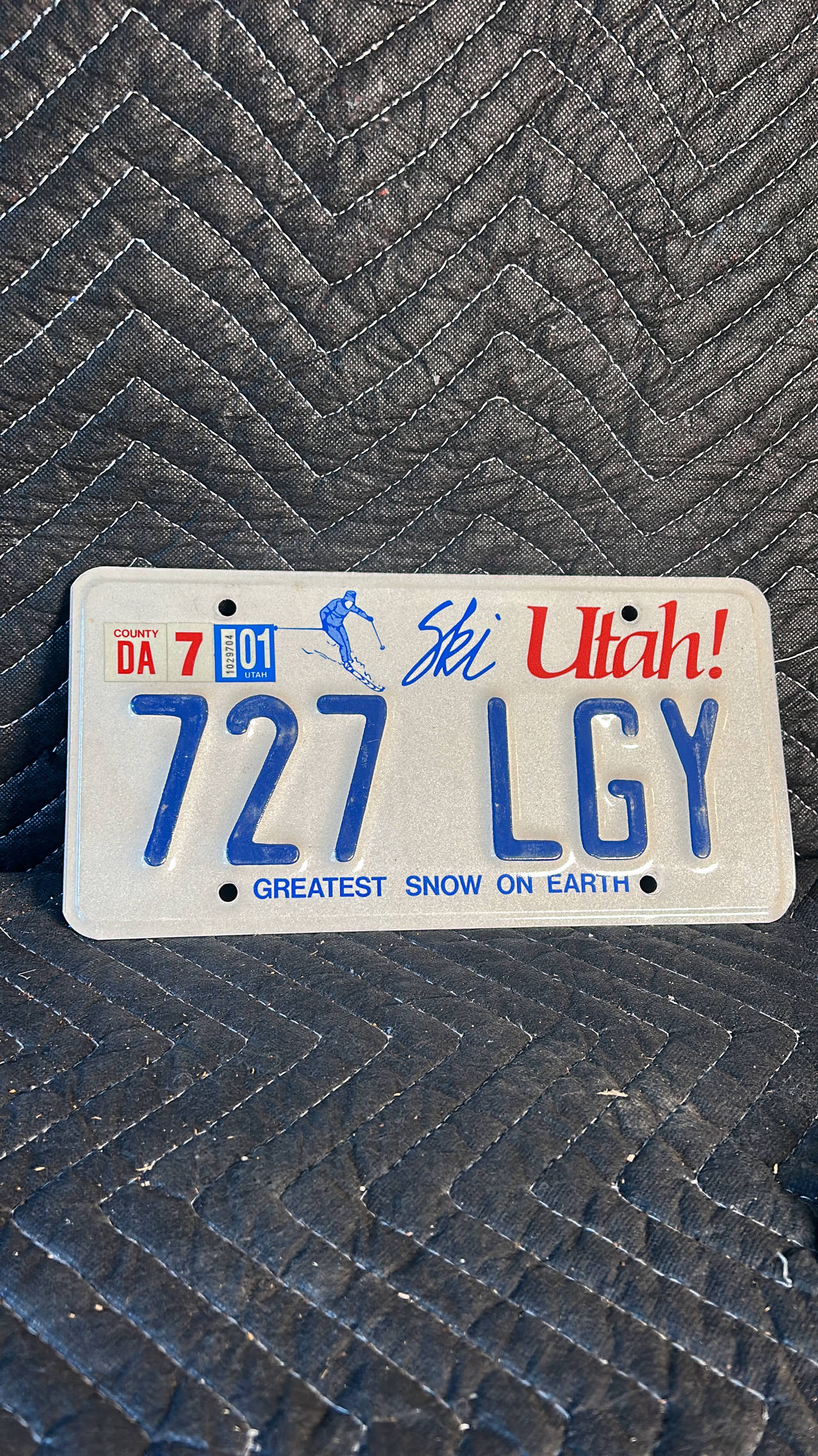 Utah Ski Utah License Plate