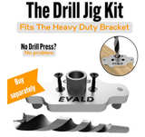EVALD Heavy Duty Floating Shelf Bracket | 6-Inch Floating Mantel Mount Black - Image 6