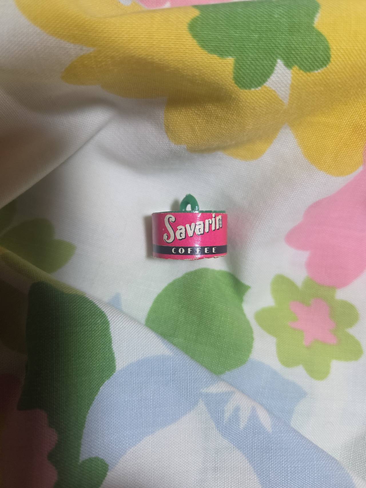 Vintage Savarin Coffee Tin Charm