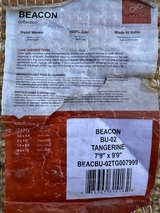 Loloi Beacon BU-02 Tangerine Jute Rug - Image 1