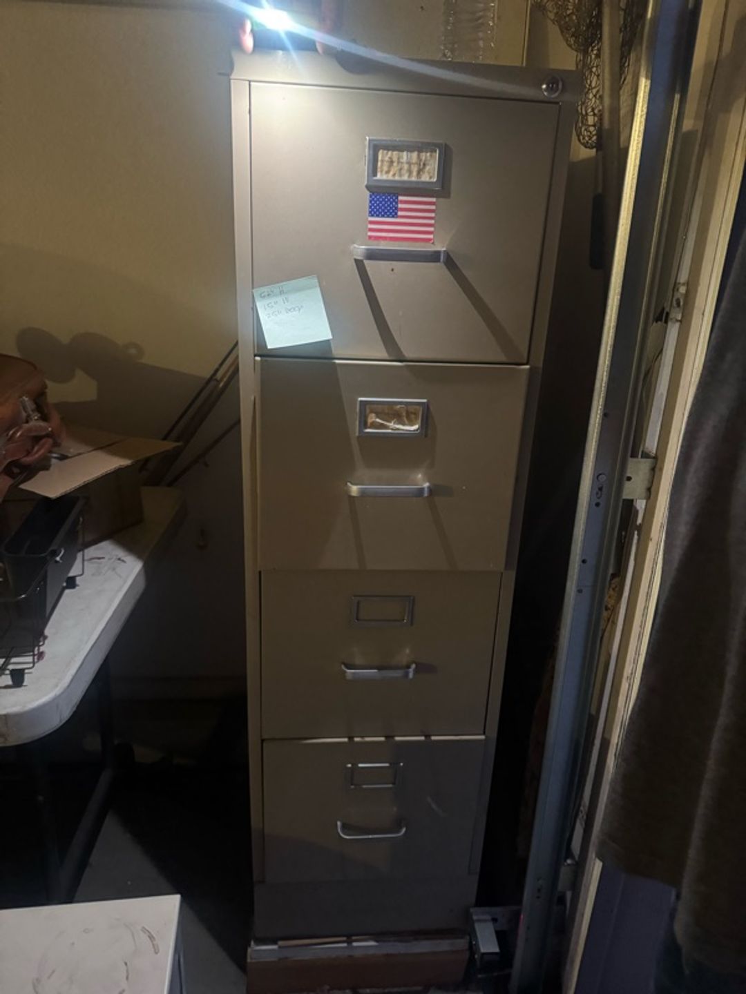 HON 4-Drawer Metal Filing Cabinet