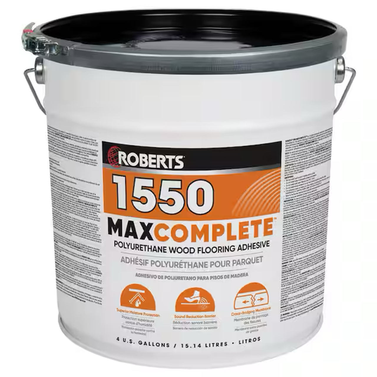 Roberts 1550 MaxComplete Polyurethane Wood Flooring Adhesive