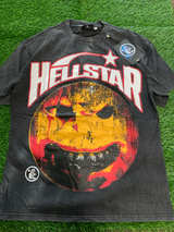 Hellstar Smiley Face Graphic T-Shirt - Image 1