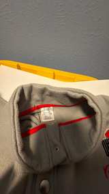 Ohio State Buckeyes Grey Quarter-Button Pullover Jacket - Image 5