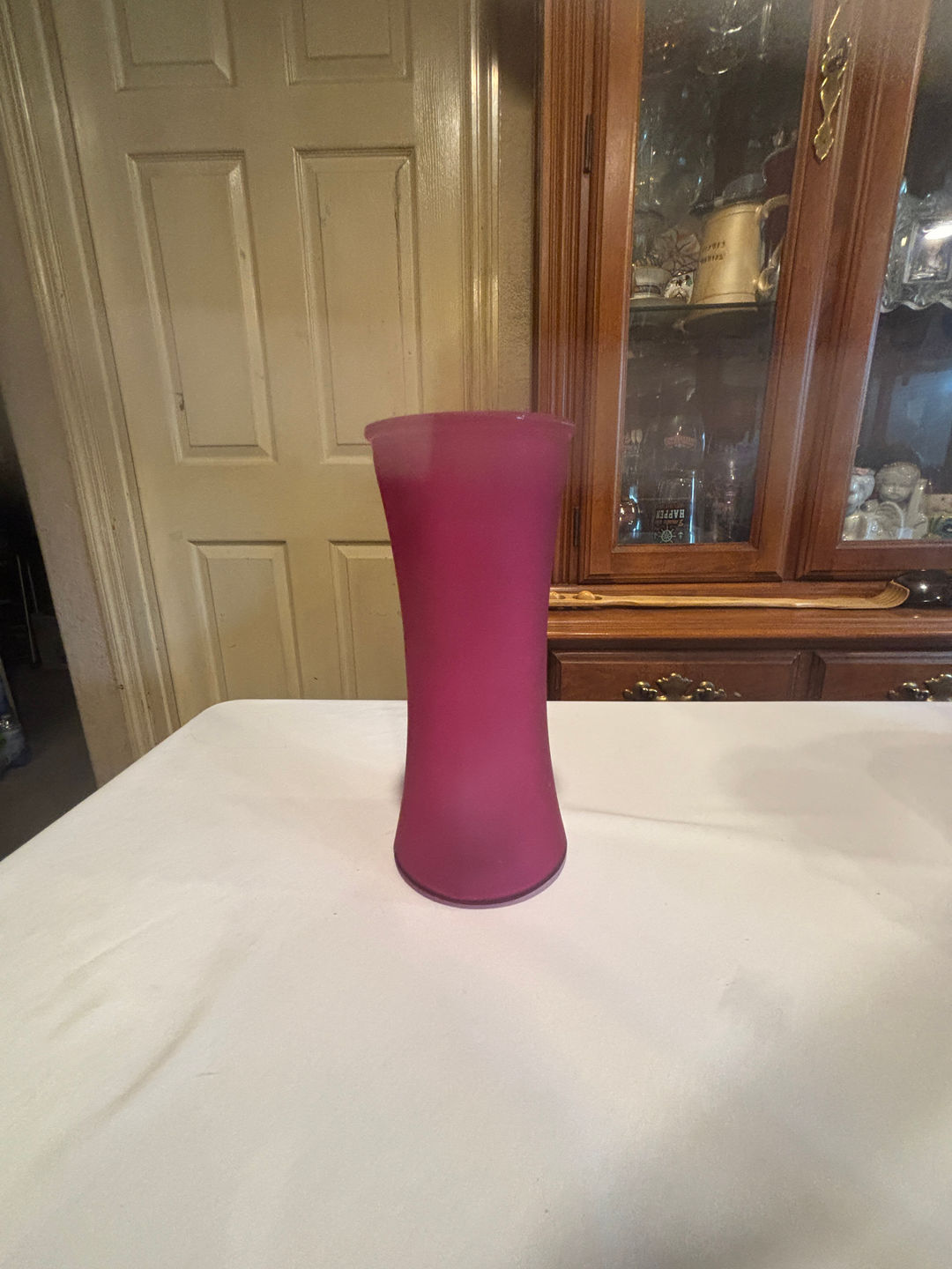 Frosted Glass Vase