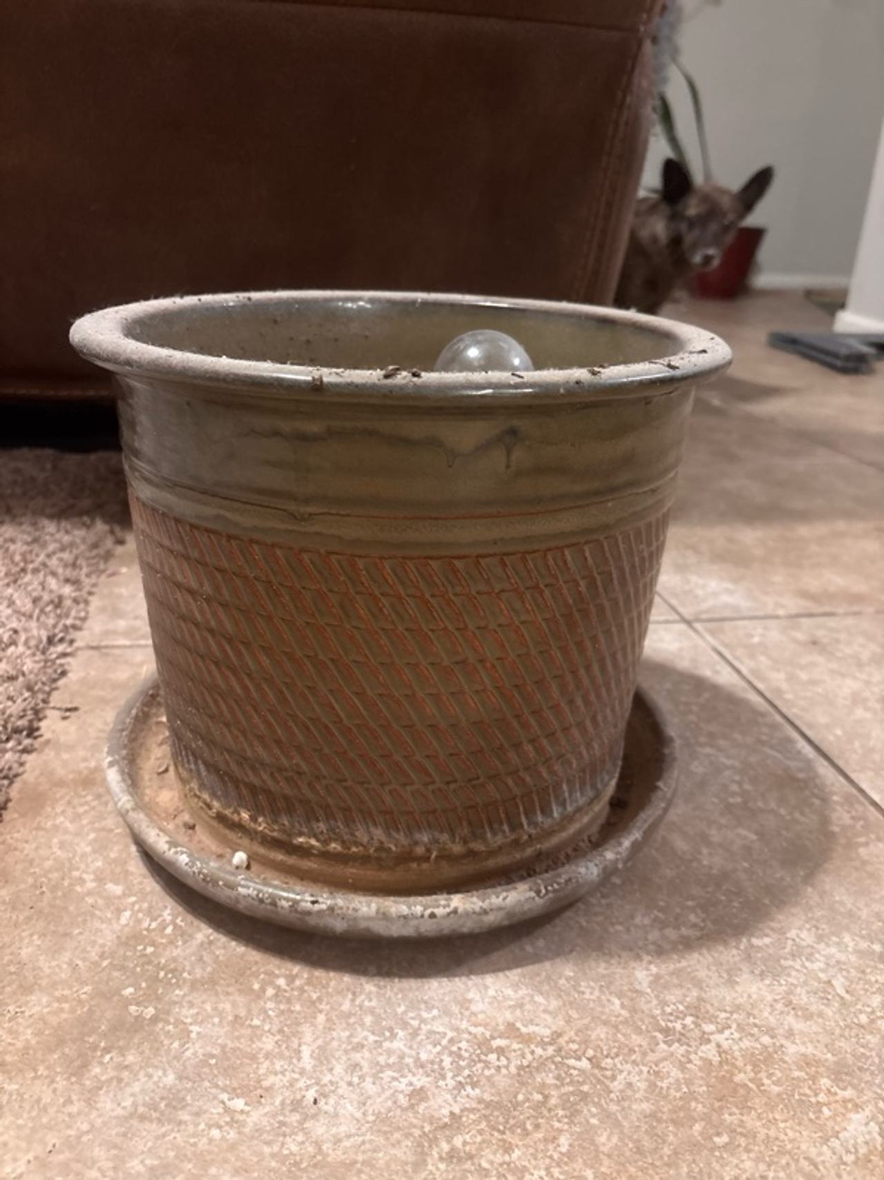 Roseville Pottery Umbrella Holder No. 4 Vintage