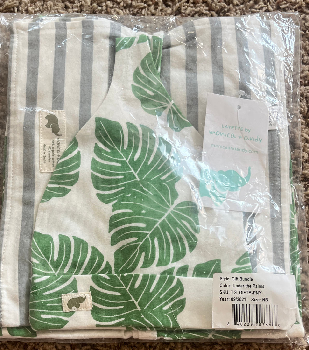 Monica + Andy Newborn Gift Bundle Under the Palms