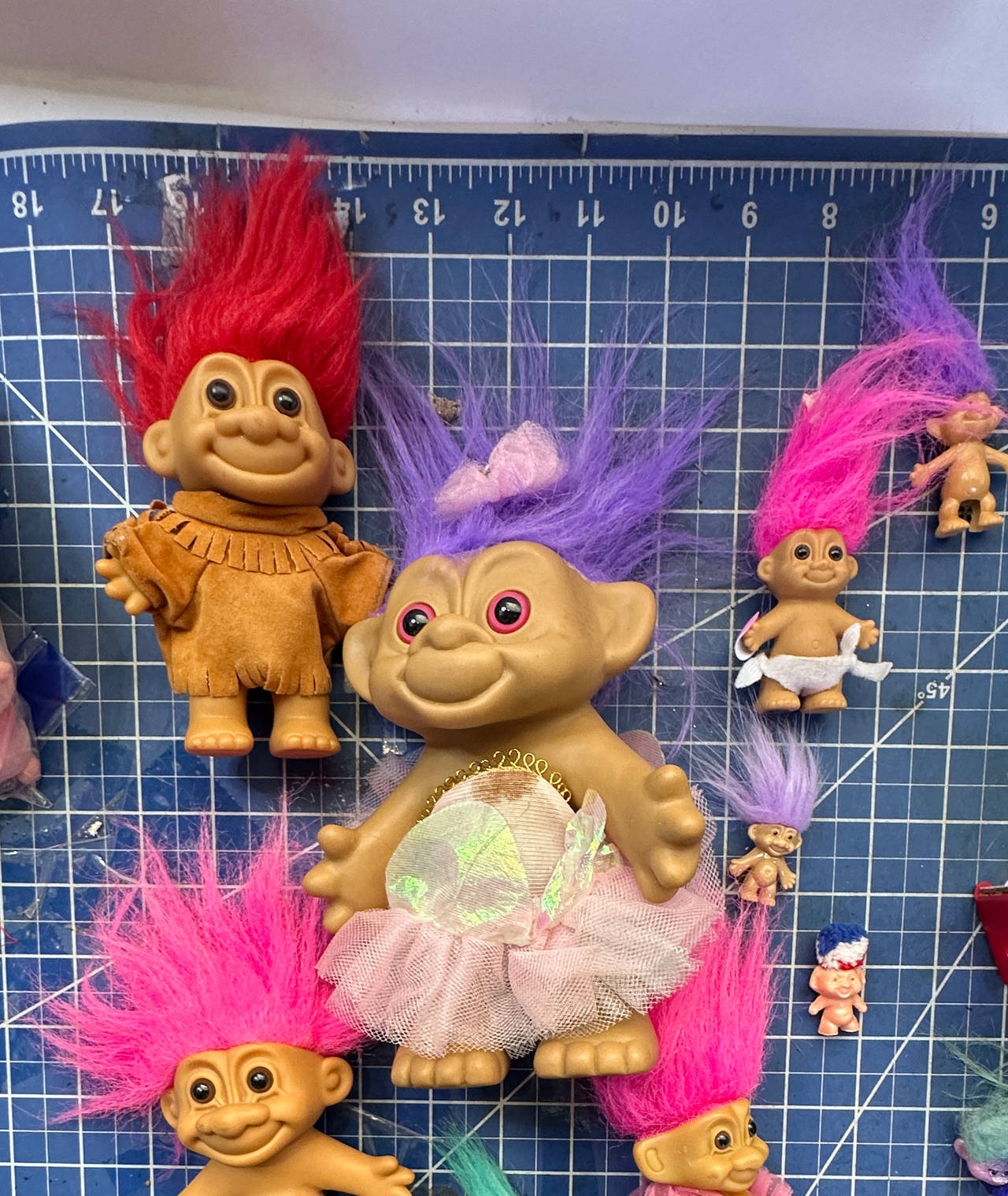 Vintage Russ Berrie Troll Dolls Lot. 207