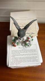 New Lenox Dark-eyed Junco Porcelain Figurine 1991 original certificate - Image 1
