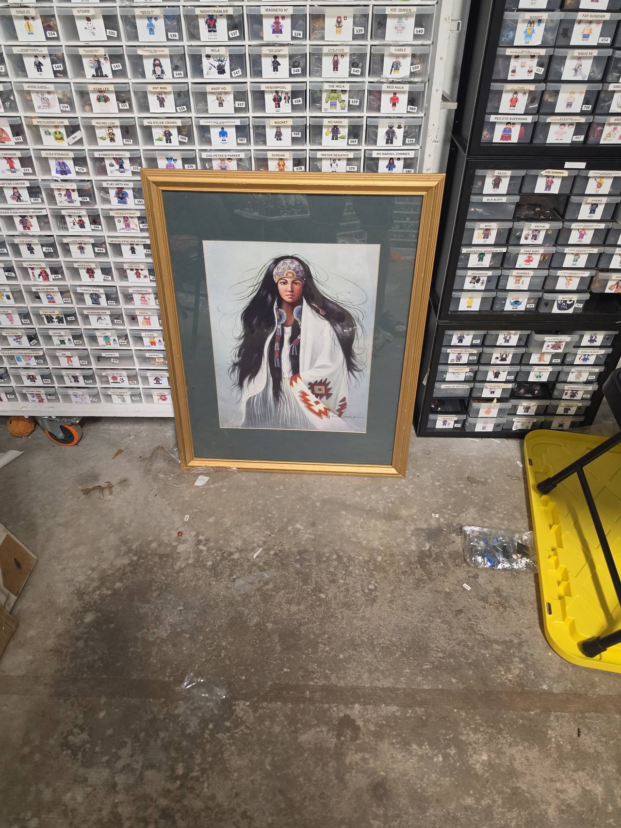 Gregory Perillo Native American Woman Framed Print