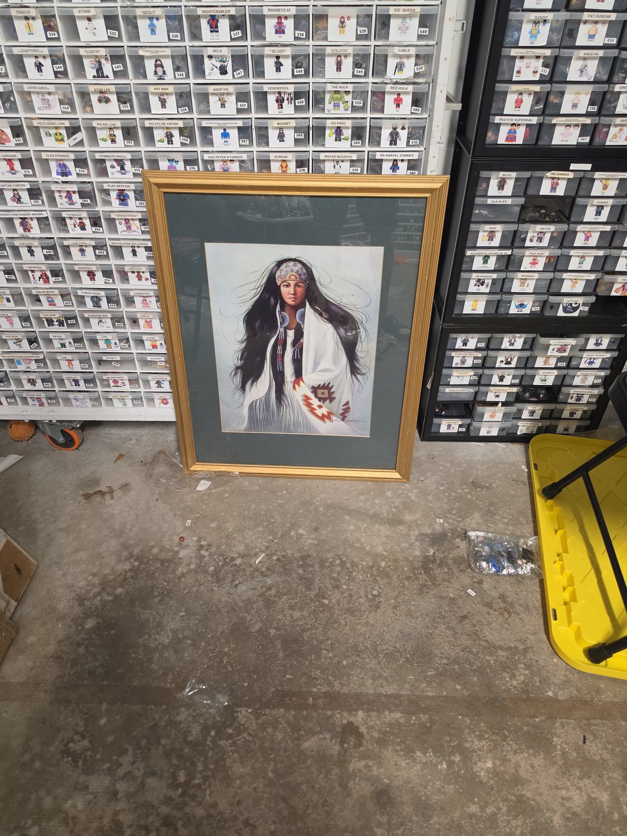 Gregory Perillo Native American Woman Framed Print
