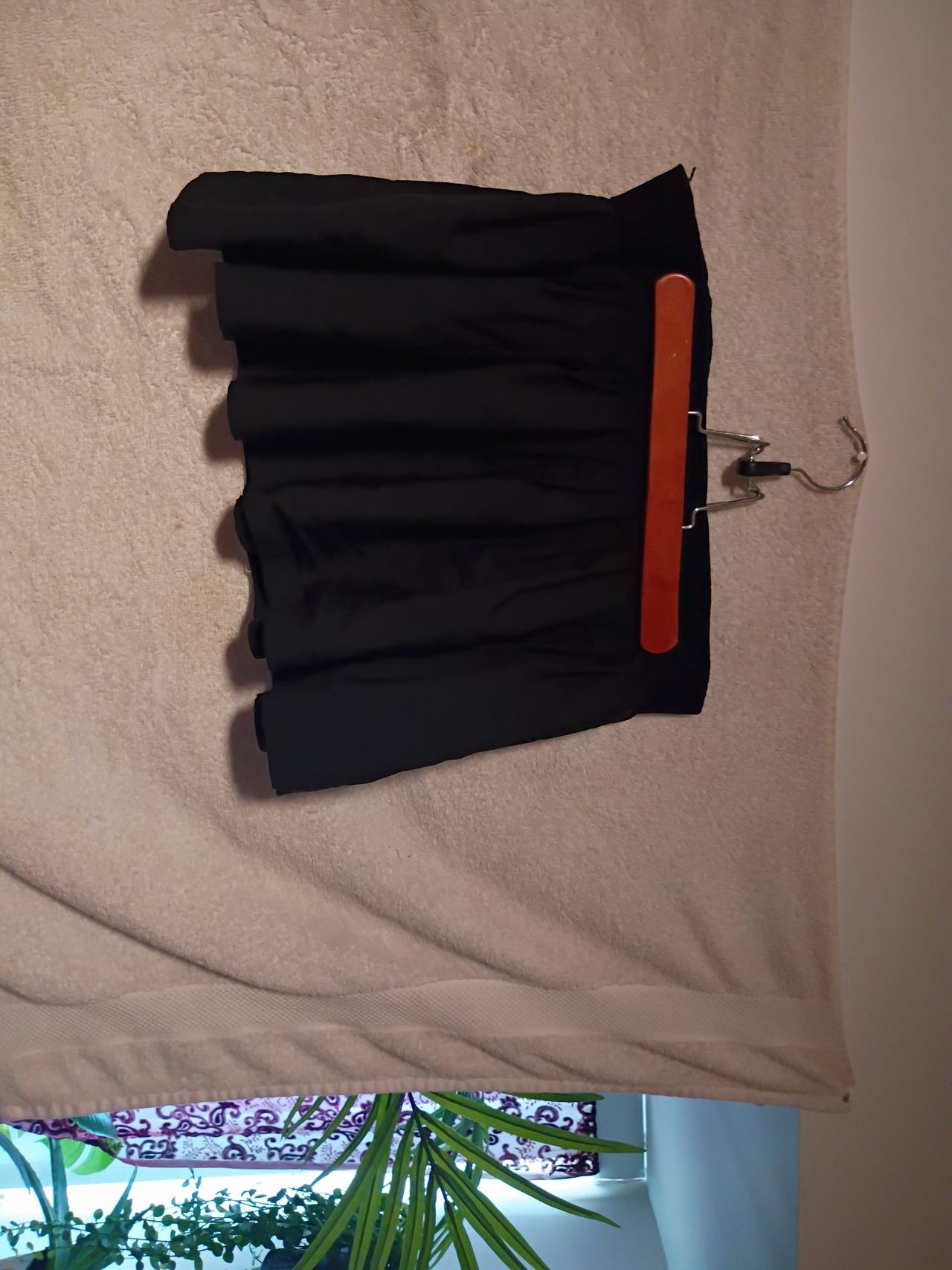 Black Pleated Mini Skirt