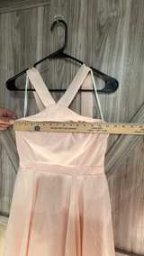 Lulus Blush Pink Halter Fit and Flare Dress small - Image 2