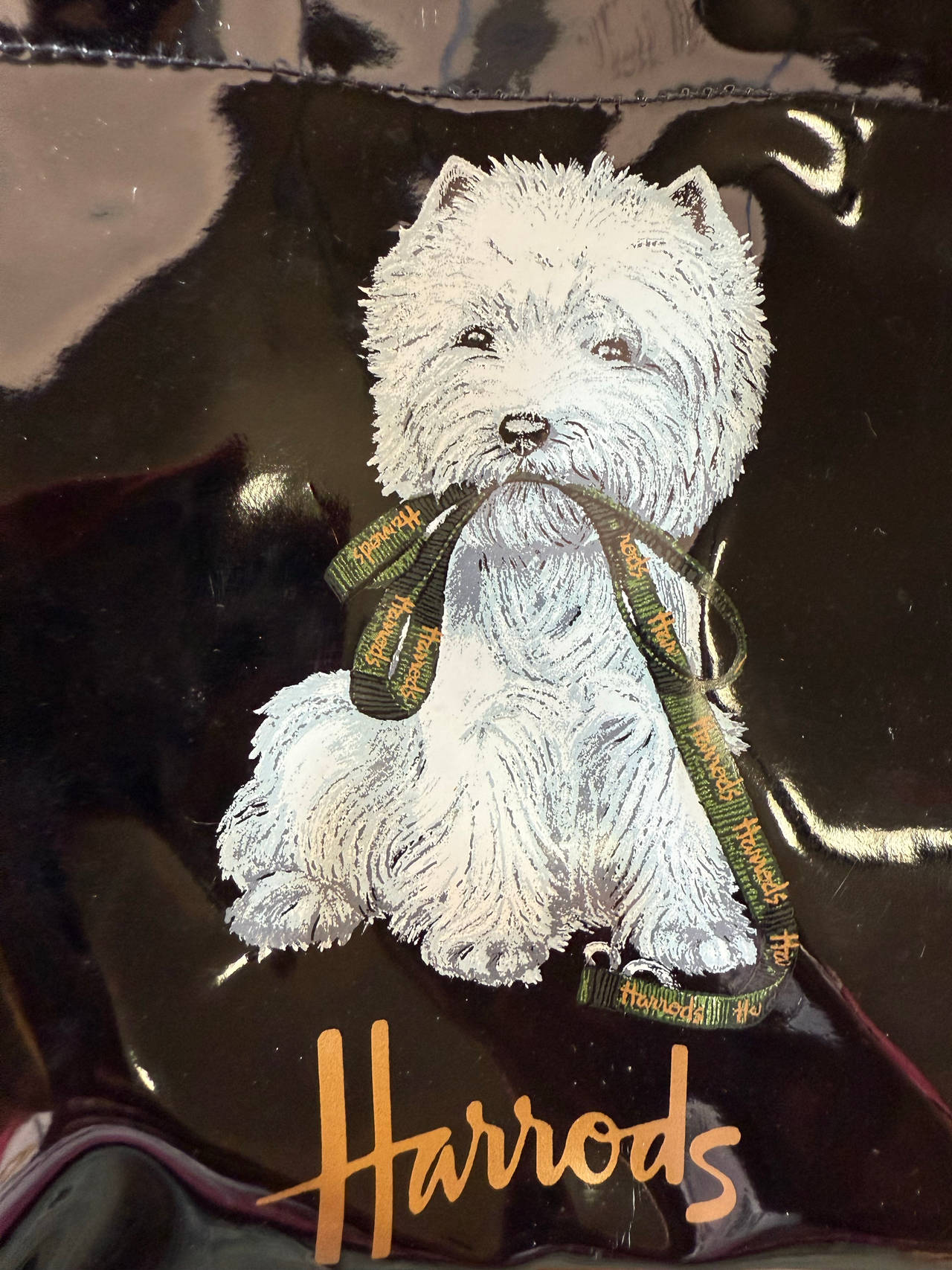 Harrods Westie Dog Tote Bag