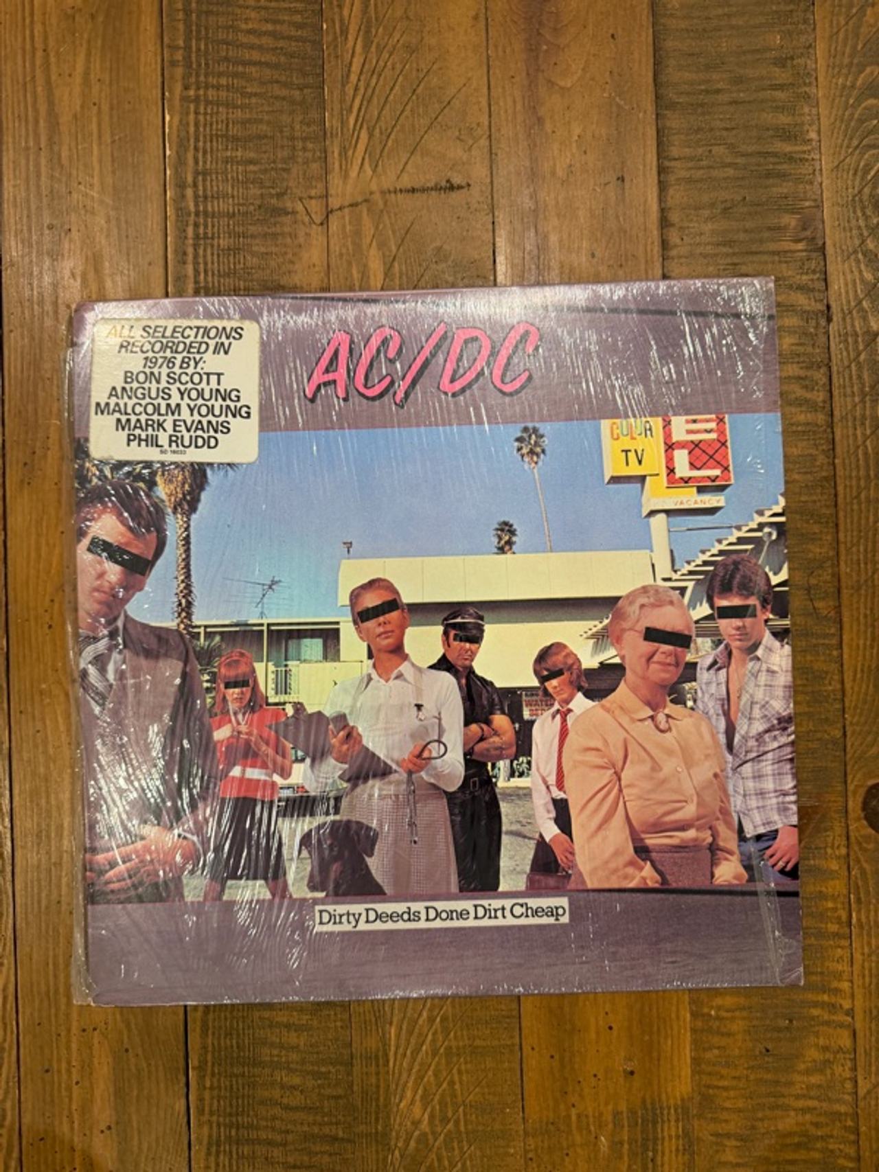 AC/DC Dirty Deeds Done Dirt Cheap Black Vinyl LP