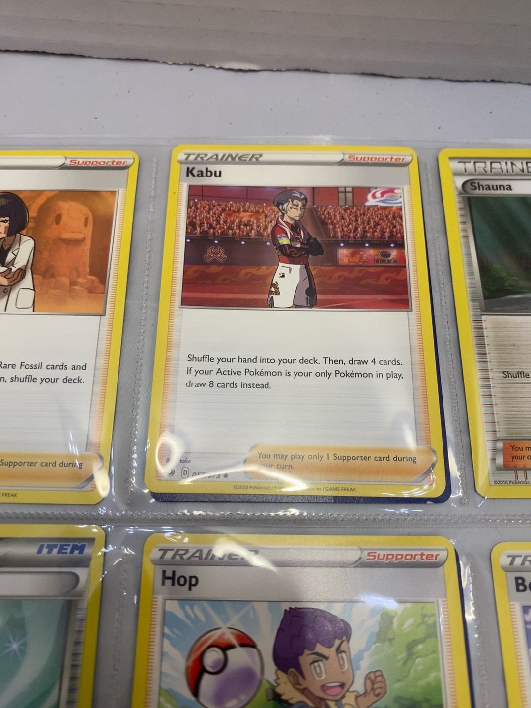 Pokemon Kabu Supporter Holo Trainer Card 2020