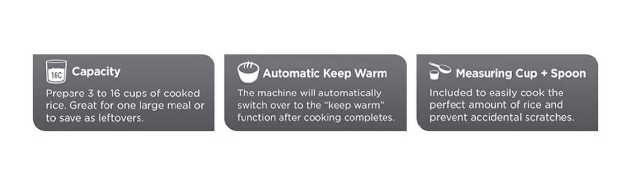 6-Cup Rice Cooker and Food Steamer BLACK+DECKER