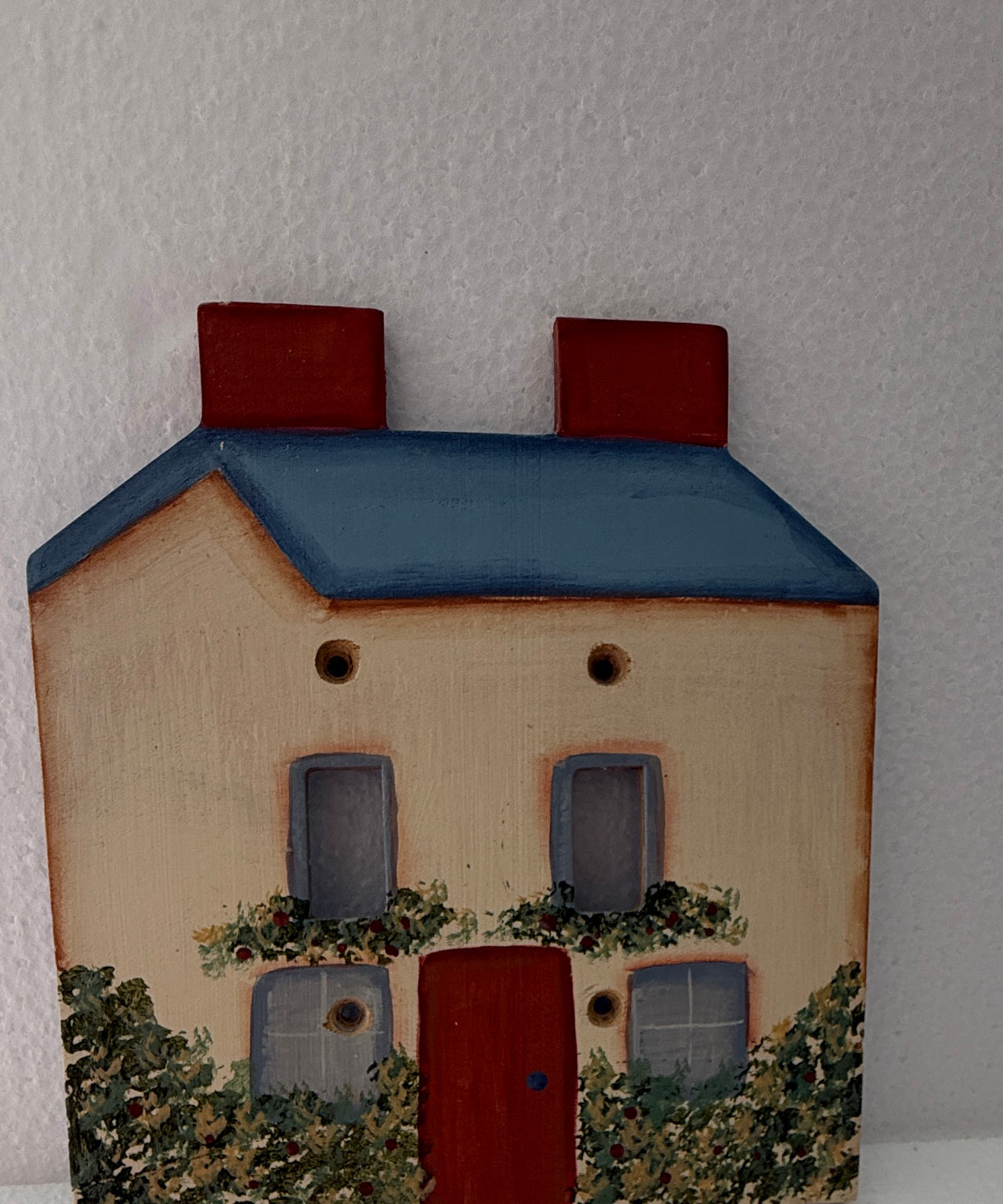 Hand Painted Wooden Cottage Wall Art