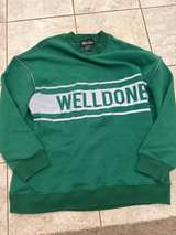 We11done Green Logo Sweatshirt Size S - Image 1