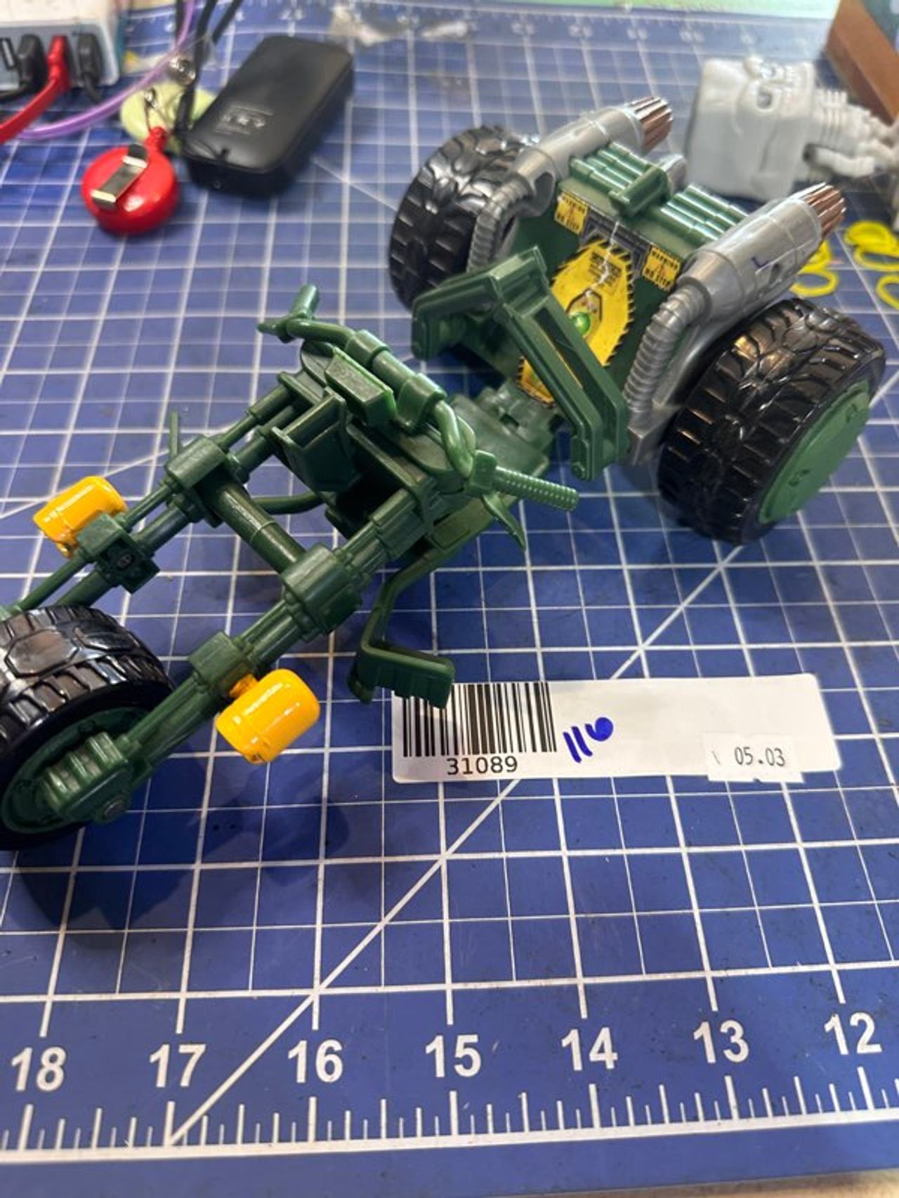 TMNT Teenage Mutant Ninja Turtles Foot Ski vtg vehicle. 116