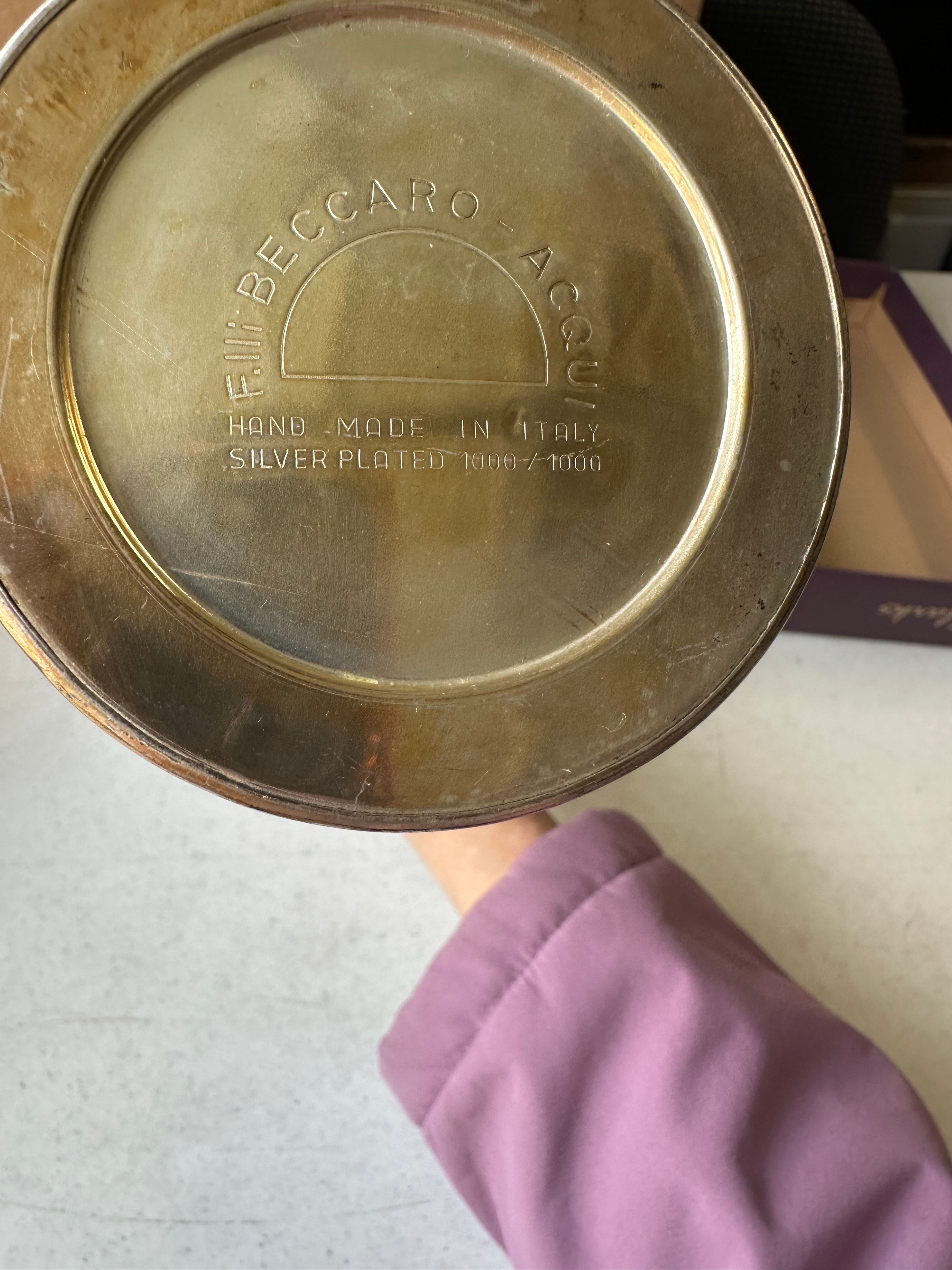 Vintage Silver Plated Glass Claret Jug Decanter - Image 3