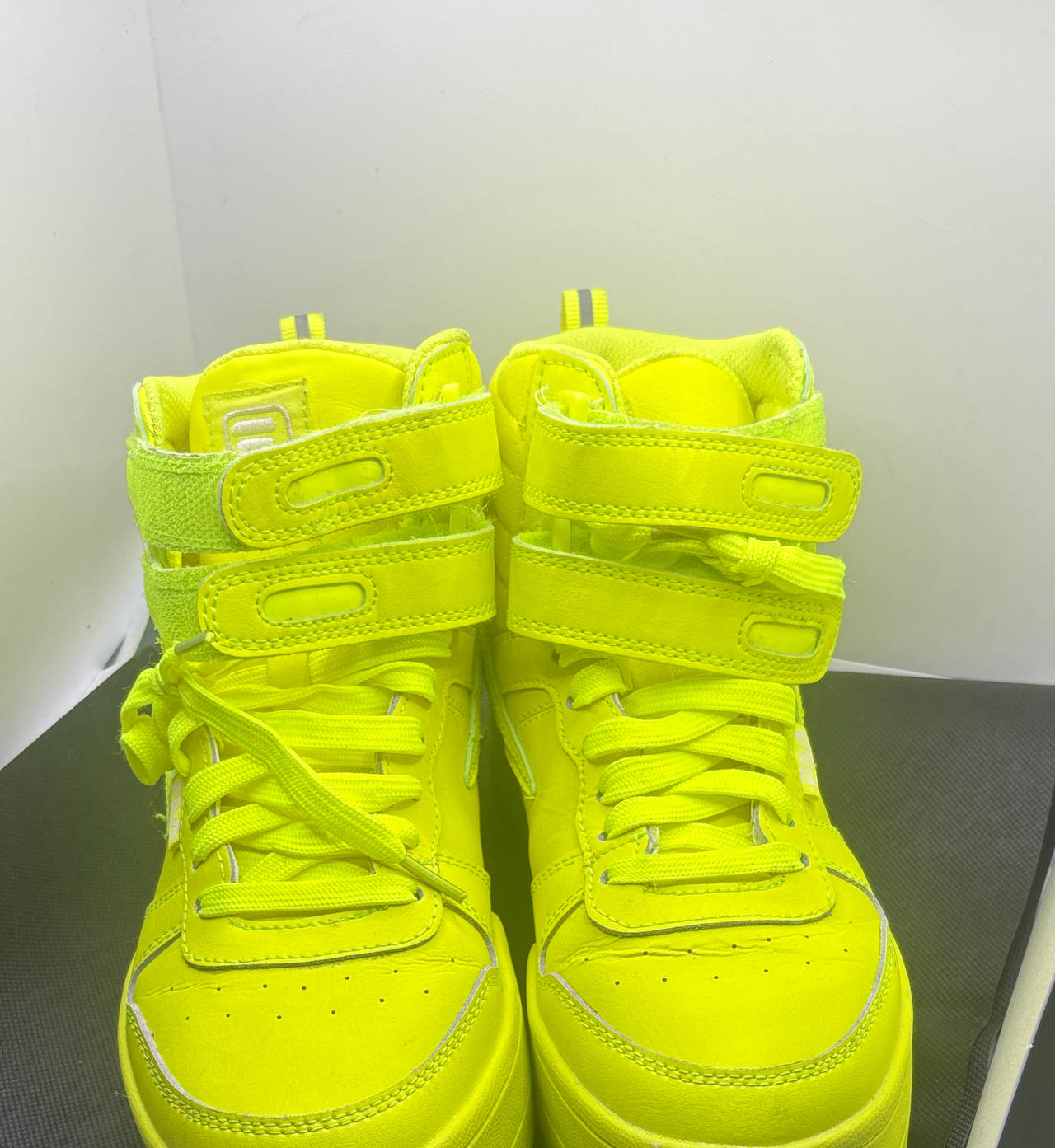 Fila F-13 High Top Neon Yellow