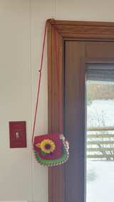 Kids Sunflower Burlap Crossbody Purse - Image 6