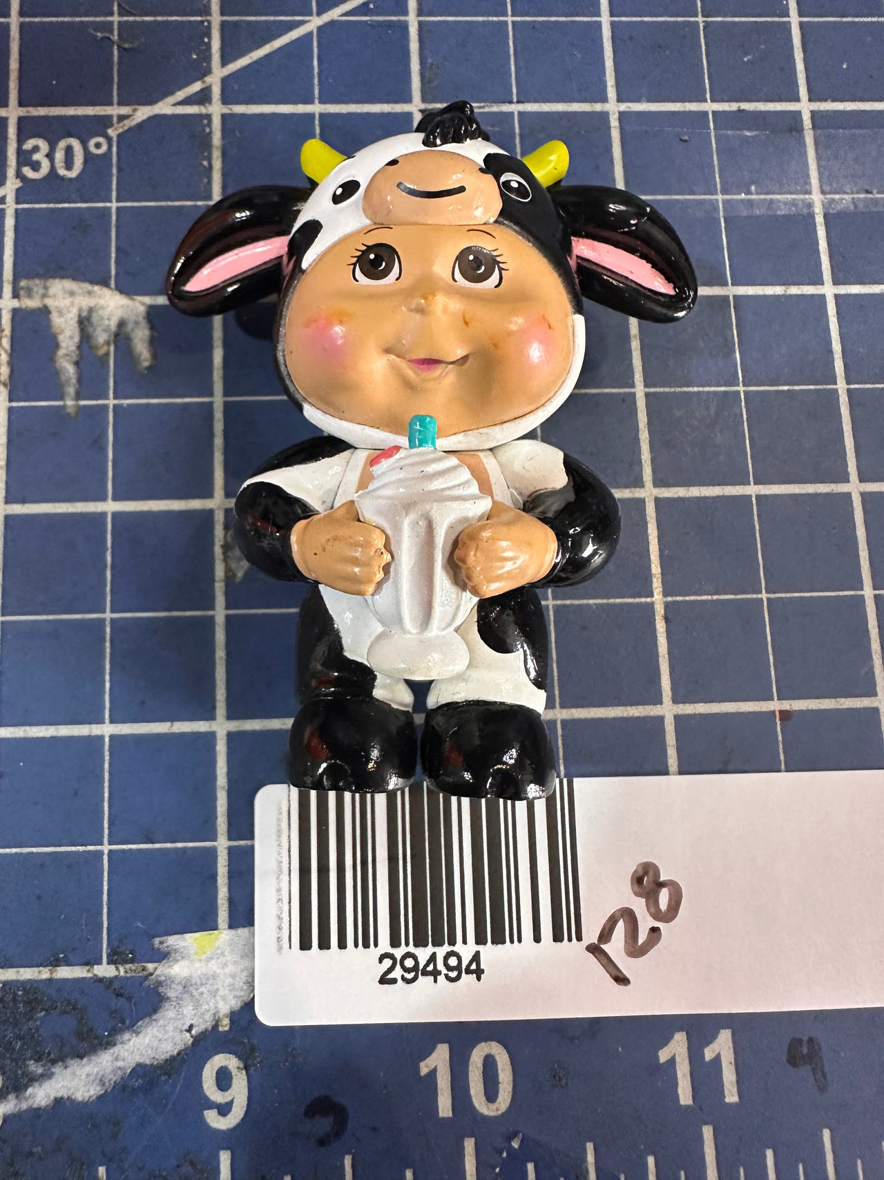 Cabbage Patch Kids Cutie Town Cow Costume poseable figure 128 29494