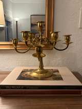 Vintage 7-Arm Brass Candelabra - Image 1